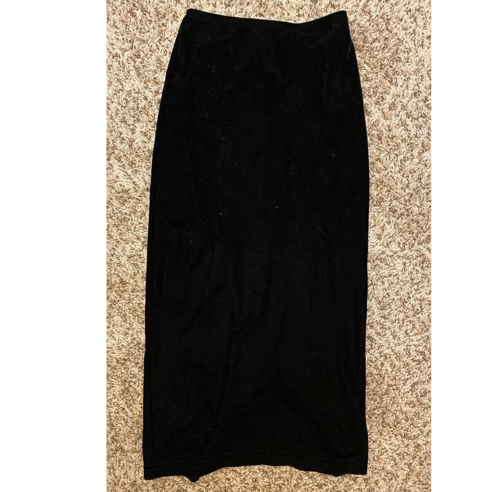 Velvet Black American Apparel Skirt